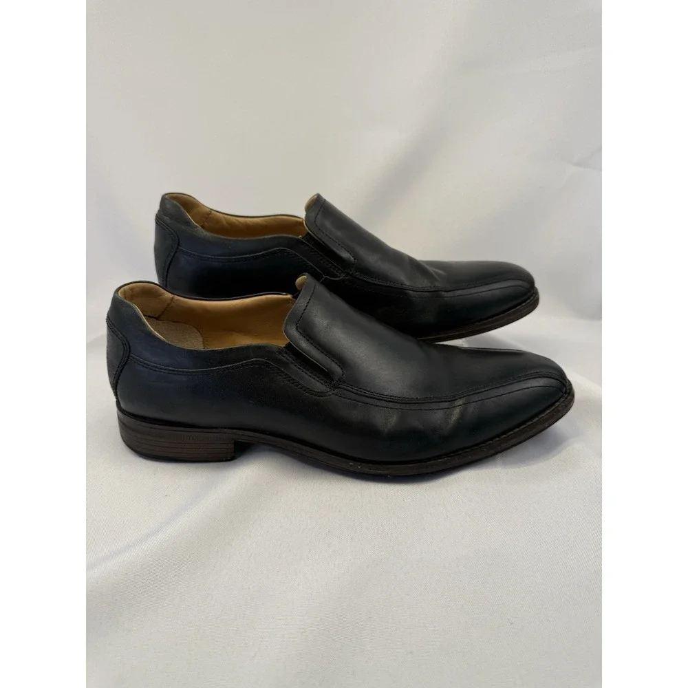 Johnston&Murphy Memory Foam Loafer Oxford Dress‎ Slip On Shoes 15-7965 Black 9.5